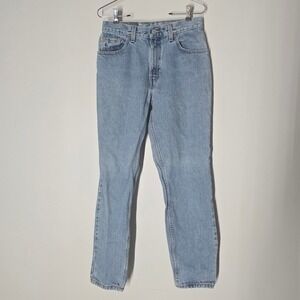 VINTAGE 90s Levi's 550 Denim Blue Jeans Women's 9 JR Medium Relaxed Tapered USA